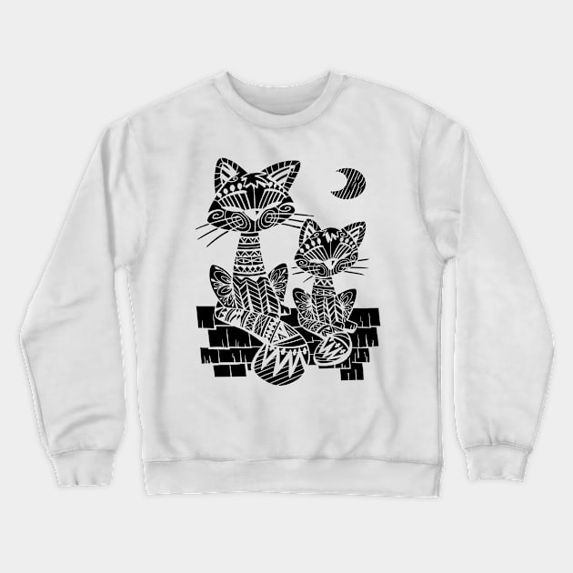 gato Crewneck Sweatshirt by Mupi